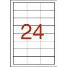 APLI Etikett, 64,6x33,8 mm, poliészter, időjárásálló, fehér, APLI, 480 etikett/csomag