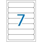 APLI Iratrendező etikett, univerzális, 190x38 mm, APLI, 175 etikett/csomag