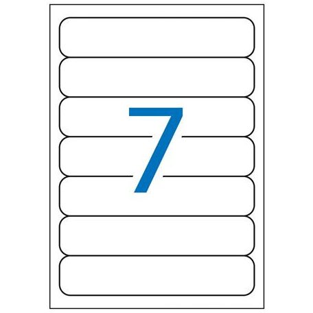 APLI Iratrendező etikett, univerzális, 190x38 mm, APLI, 175 etikett/csomag