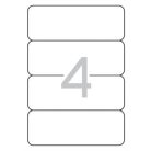 APLI Iratrendező etikett, univerzális, 190x61 mm, APLI, 100 etikett/csomag