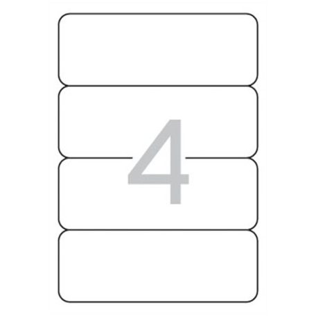 APLI Iratrendező etikett, univerzális, 190x61 mm, APLI, 100 etikett/csomag