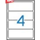 APLI Iratrendező etikett, univerzális, 190x61 mm, APLI, 100 etikett/csomag