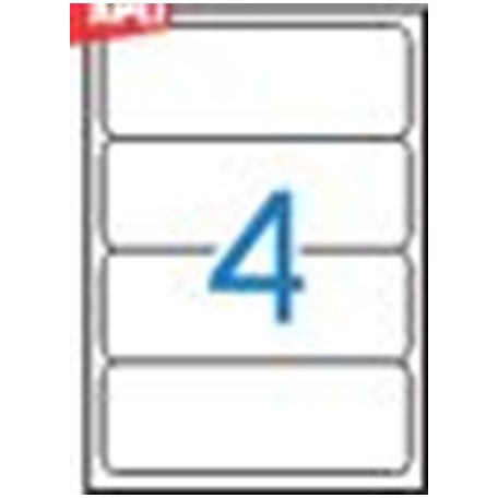 APLI Iratrendező etikett, univerzális, 190x61 mm, APLI, 100 etikett/csomag