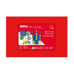   APLI Moosgumi, 400x600 mm, APLI Kids "Eva Sheets", piros