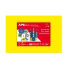 APLI Moosgumi, 400x600 mm, APLI Kids "Eva Sheets", sárga