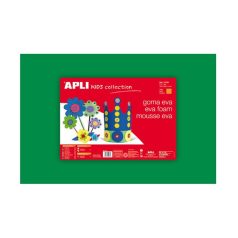   APLI Moosgumi, 400x600 mm, APLI Kids "Eva Sheets", zöld
