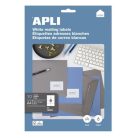 APLI Etikett, univerzális, 105x74 mm, APLI, 80 etikett/csomag