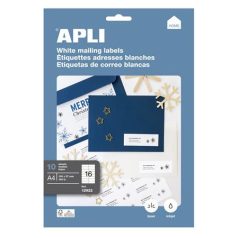   APLI Etikett, univerzális, 105x37 mm, APLI, 160 etikett/csomag
