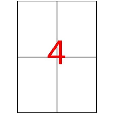 APLI Etikett, 105x148 mm, poliészter, APLI, átlátszó, 40 etikett/csomag