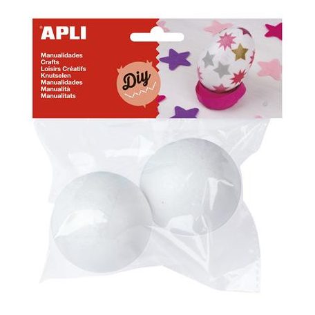 APLI Styropor gömb, 60 mm, APLI "Creative"