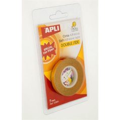   APLI Ragasztószalag, kétoldalas, 7 mm x 10 m, APLI, átlátszó