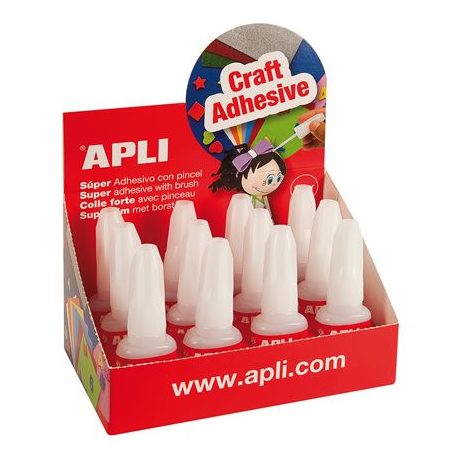 APLI Pillanatragasztó, ecsetes, APLI, 10 g