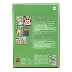   APLI Mozaikos képkészítő készlet, APLI Kids "Animals Mosaic", erdei állatok