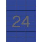 APLI Etikett, 70x37 mm, színes, APLI, kék, 480 etikett/csomag