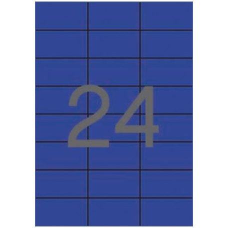 APLI Etikett, 70x37 mm, színes, APLI, kék, 480 etikett/csomag