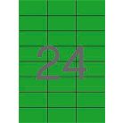 APLI Etikett, 70x37 mm, színes, APLI, zöld, 480 etikett/csomag