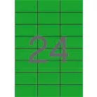 APLI Etikett, 70x37 mm, színes, APLI, zöld, 480 etikett/csomag