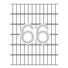 APLI Etikett, 12x30 mm, kerekített sarkú, A5 hordozón, APLI, 990 etikett/csomag