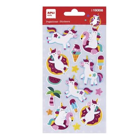 APLI Matrica, APLI Kids "Stickers", unikornisok