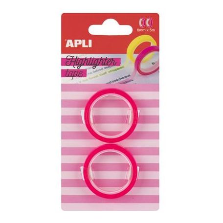 APLI Szövegkiemelő szalag display, 32 db, APLI, különböző színekben