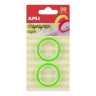APLI Szövegkiemelő szalag display, 32 db, APLI, különböző színekben