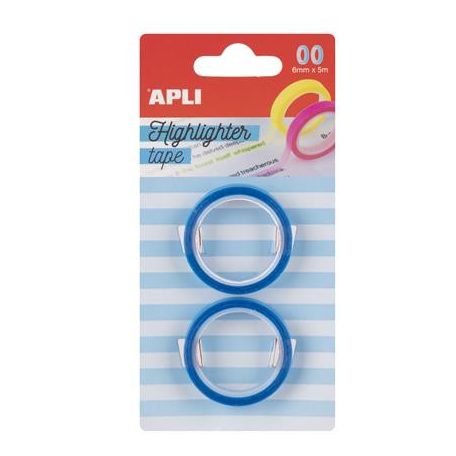 APLI Szövegkiemelő szalag display, 32 db, APLI, különböző színekben