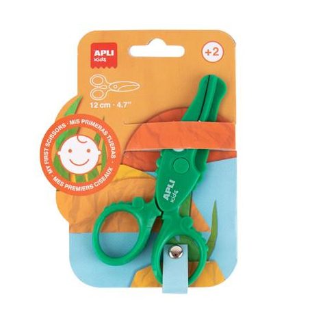 APLI Olló, óvodai, 12 cm, APLI Kids, krokodil