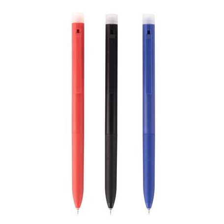 APLI Zseléstoll display, 0,5 mm, nyomógombos, radírozható, APLI "Erasable", vegyes színek