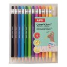 APLI Színes töltőceruza készlet, APLI "Color Click", 12 különböző szín