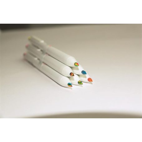 APLI Színes töltőceruza készlet, display, többszínű írásvonal, APLI "Color Click Mix"