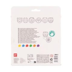   APLI Zsírkréta, állat formájú, APLI Kids "Paint & fun", 6 különböző szín