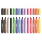 APLI Filctoll készlet, 9,6 mm, kimosható, vastag, APLI Kids "Jumbo", 14 különböző szín