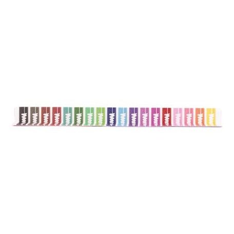 APLI Filctoll készlet, 4,8 mm, kimosható, csillámos, APLI Kids "Glitter", 18 különböző szín