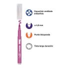 APLI Filctoll készlet, 4,8 mm, kimosható, csillámos, APLI Kids "Glitter", 18 különböző szín