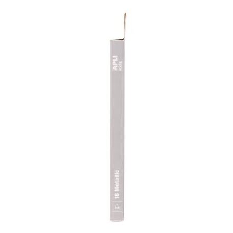 APLI Filctoll készlet, 3,6 mm, kimosható, metálfényű, APLI Kids "Metallic", 18 különböző szín