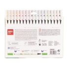 APLI Textilfilc, 2,5-4,2 mm, kétvégű, APLI Kids "Textile", 18 különböző szín