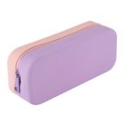 APLI Tolltartó, display, cipzáras, szilikon, kétszínű, APLI "Pastel", vegyes színek