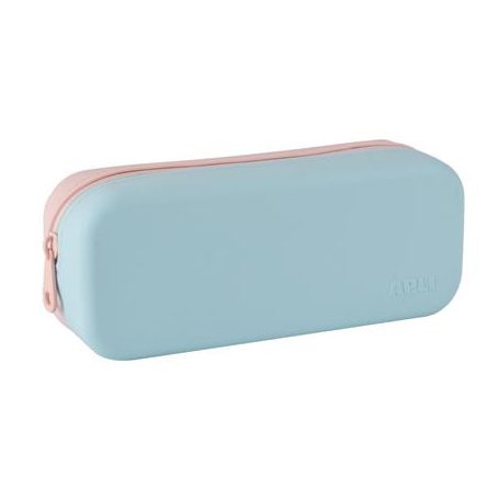 APLI Tolltartó, display, cipzáras, szilikon, kétszínű, APLI "Pastel", vegyes színek
