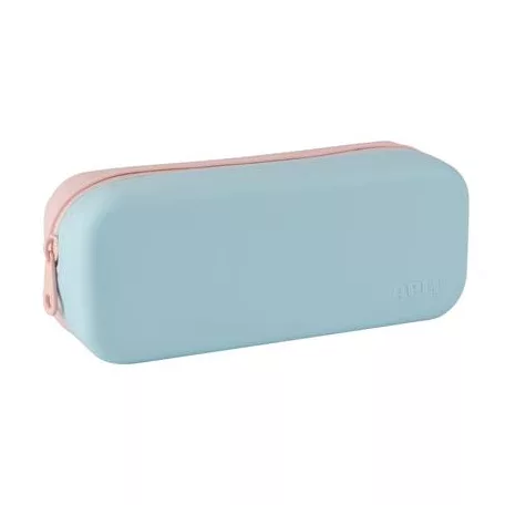 APLI Tolltartó, display, cipzáras, szilikon, kétszínű, APLI "Pastel", vegyes színek