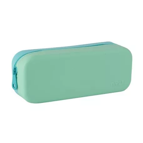 APLI Tolltartó, display, cipzáras, szilikon, kétszínű, APLI "Pastel", vegyes színek