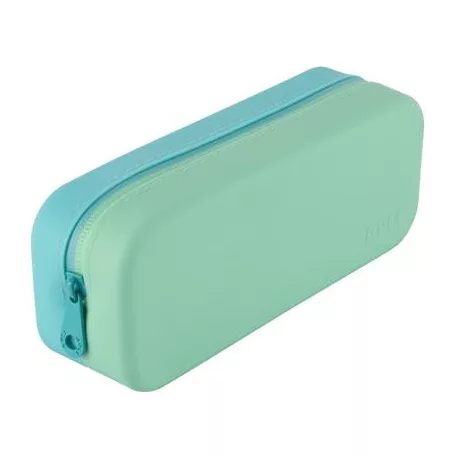 APLI Tolltartó, display, cipzáras, szilikon, kétszínű, APLI "Pastel", vegyes színek