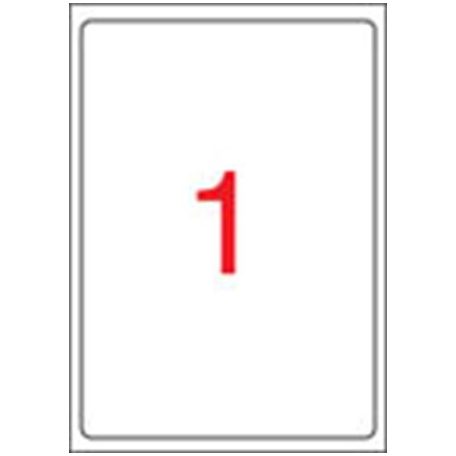 APLI Etikett, univerzális, 199,6x289,1 mm, kerekített sarkú, APLI, 100 etikett/csomag