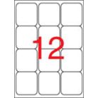 APLI Etikett, univerzális, 63,5x72 mm, kerekített sarkú, APLI, 1200 etikett/csomag