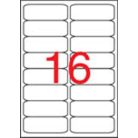 APLI Etikett, univerzális, 99,1x34 mm, kerekített sarkú, APLI, 1600 etikett/csomag