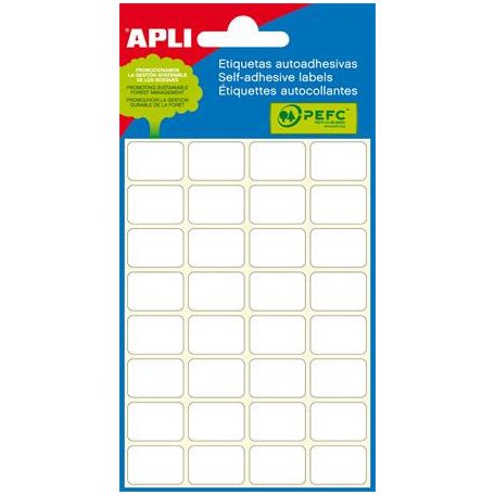 APLI Etikett, 10x49 mm, kézzel írható, ékszerekhez, APLI, 48 etikett/csomag