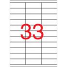 APLI Etikett, univerzális, 70x25,4 mm, APLI, 3300 etikett/csomag