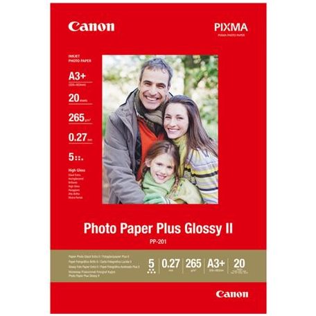 CANON PP-201 Fotópapír, tintasugaras, A3+, 260 g, extra fényes, CANON