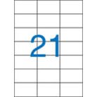 VICTORIA PAPER Etikett, univerzális, 70x42,4 mm, VICTORIA PAPER, 2100 etikett/csomag