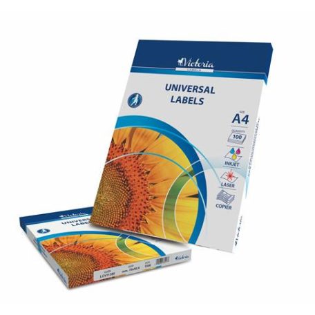 VICTORIA PAPER Etikett, univerzális, 52,5x29,7 mm, VICTORIA PAPER, 4000 etikett/csomag