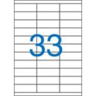 VICTORIA PAPER Etikett, univerzális, 70x25,4 mm, VICTORIA PAPER, 3300 etikett/csomag